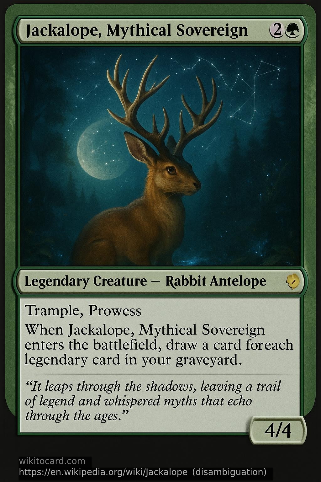 Jackalope, Mythical Sovereign
