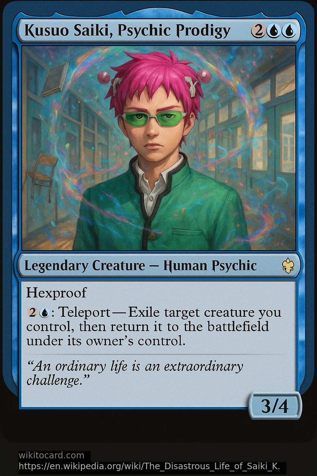Kusuo Saiki, Psychic Prodigy